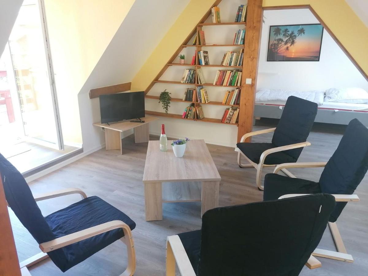 Sonnendeck Mit Dachterrasse & Parkplatz By Abcwismar Apartment Bagian luar foto